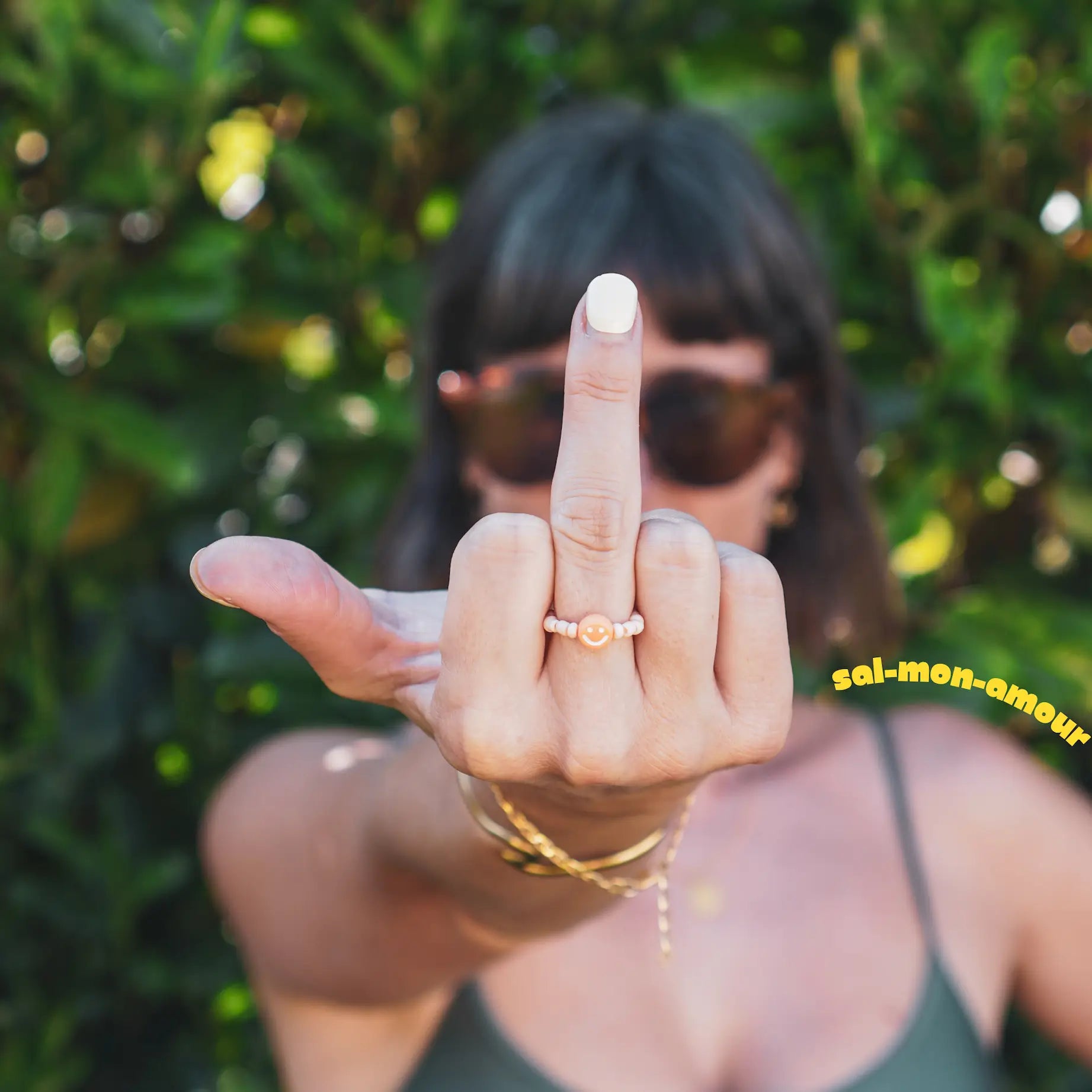 Fingerring SMILEY